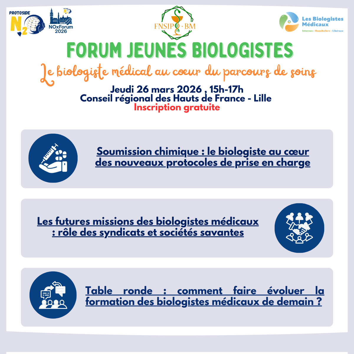 Forum Jeunes Biologistes - FNSIP-BM